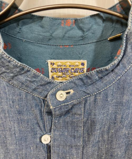 SUGAR CANE（シュガーケーン）SUGAR CANE (シュガーケーン) プルオーバーシャツ ブルー サイズ:	SIZE Sの古着・服飾アイテム