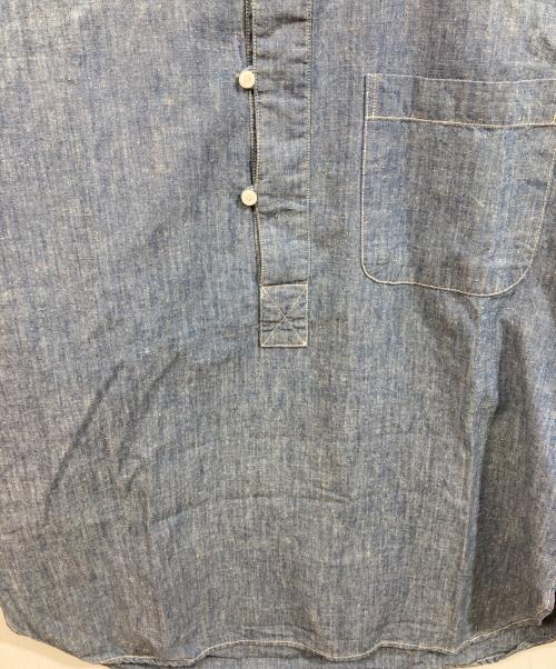 SUGAR CANE（シュガーケーン）SUGAR CANE (シュガーケーン) プルオーバーシャツ ブルー サイズ:	SIZE Sの古着・服飾アイテム