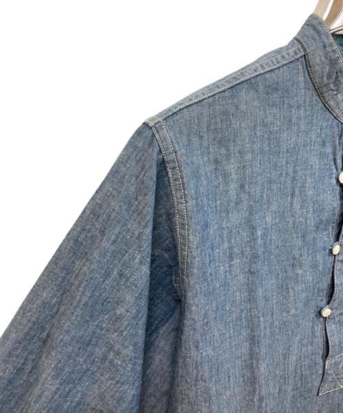 SUGAR CANE（シュガーケーン）SUGAR CANE (シュガーケーン) プルオーバーシャツ ブルー サイズ:	SIZE Sの古着・服飾アイテム