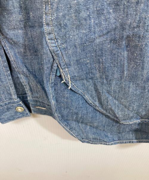 SUGAR CANE（シュガーケーン）SUGAR CANE (シュガーケーン) プルオーバーシャツ ブルー サイズ:	SIZE Sの古着・服飾アイテム
