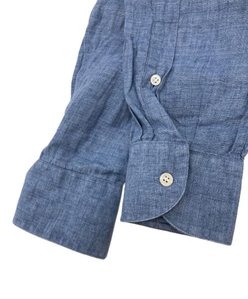 CARUSO（カルーゾ）CARUSO (カルーゾ) リネンシャツ ブルー サイズ:実寸をご確認くださいの古着・服飾アイテム