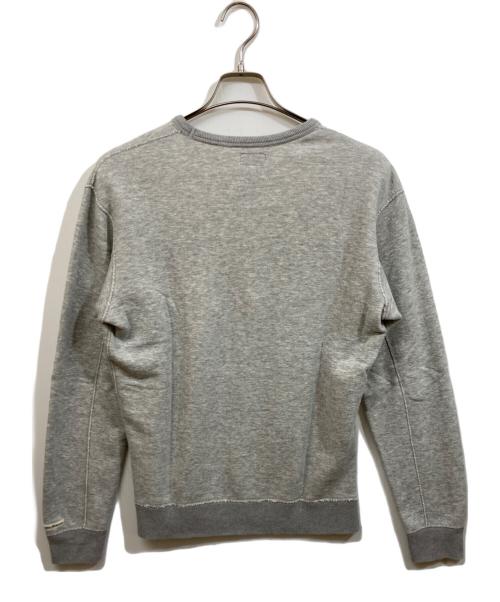 FLAT HEAD（フラット ヘッド）FLAT HEAD (フラット ヘッド) 前Vクルーネックスウェット グレー サイズ:	SIZE Mの古着・服飾アイテム