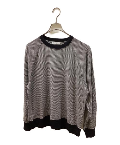 Cabaret Poval（キャバレーポバール）Cabaret Poval (キャバレーポバール) Merino Wool Raglan Top ブラック サイズ:SIZE Mの古着・服飾アイテム