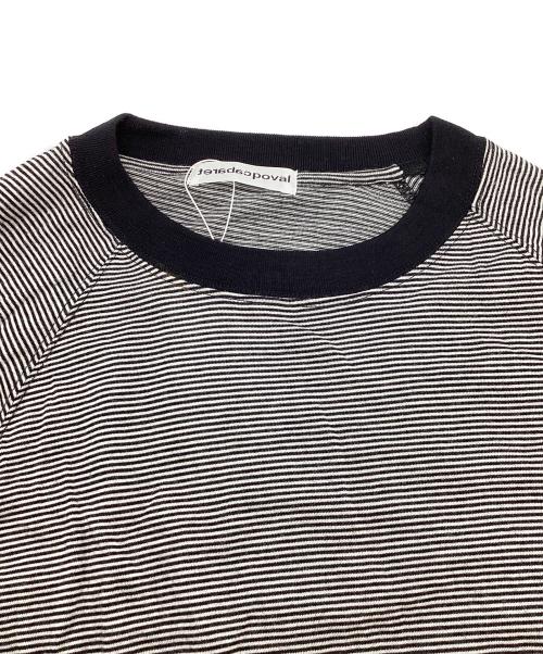 Cabaret Poval（キャバレーポバール）Cabaret Poval (キャバレーポバール) Merino Wool Raglan Top ブラック サイズ:SIZE Mの古着・服飾アイテム