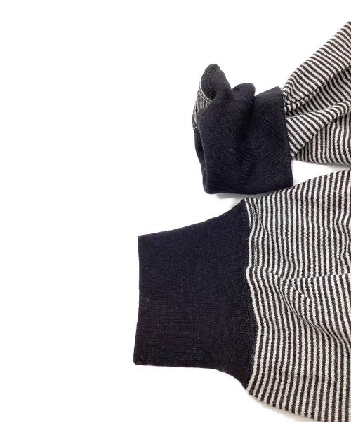 Cabaret Poval（キャバレーポバール）Cabaret Poval (キャバレーポバール) Merino Wool Raglan Top ブラック サイズ:SIZE Mの古着・服飾アイテム