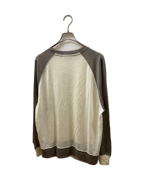 Cabaret Poval（キャバレーポバール）Cabaret Poval (キャバレーポバール) MerinoWoolRaglanTop ブラウン サイズ:SIZE Lの古着・服飾アイテム