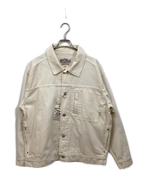 CALEE（キャリー）CALEE (キャリー) VINTAGE TYPE OXFORD JACKET アイボリー サイズ:	SIZE Mの古着・服飾アイテム