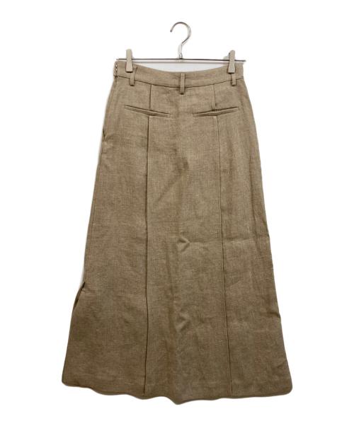 Adam et Rope（アダム エ ロペ）Adam et Rope (アダム エ ロペ) リネンスカート ベージュ サイズ:	SIZE 36の古着・服飾アイテム