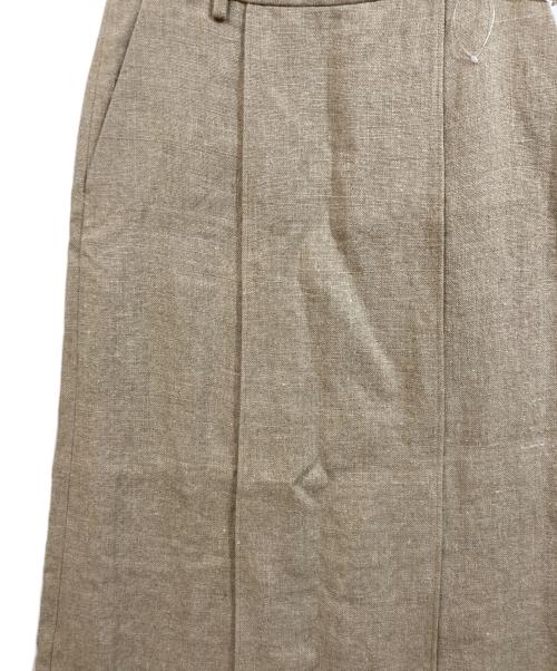 Adam et Rope（アダム エ ロペ）Adam et Rope (アダム エ ロペ) リネンスカート ベージュ サイズ:	SIZE 36の古着・服飾アイテム