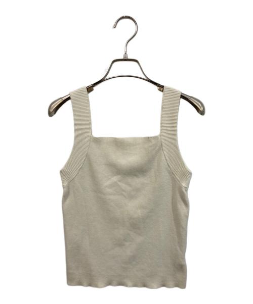anuans（アニュアンス）anuans (アニュアンス) ショルダーリブニットアンサンブル ベージュ サイズ:	SIZE Freeの古着・服飾アイテム