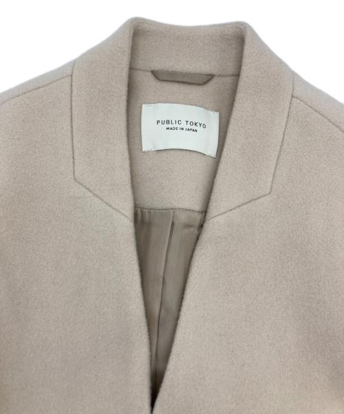 PUBLIC TOKYO（パブリックトウキョウ）PUBLIC TOKYO (パブリックトウキョウ) ロングコート ベージュ サイズ:	SIZE Freeの古着・服飾アイテム
