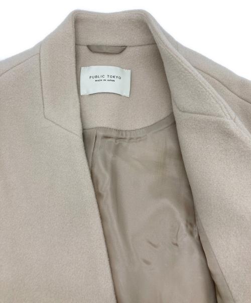 PUBLIC TOKYO（パブリックトウキョウ）PUBLIC TOKYO (パブリックトウキョウ) ロングコート ベージュ サイズ:	SIZE Freeの古着・服飾アイテム
