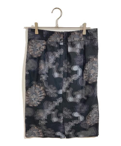 HaaT（ハート）Haat (ハート) 総柄スカート ブラック サイズ:	SIZE 3の古着・服飾アイテム