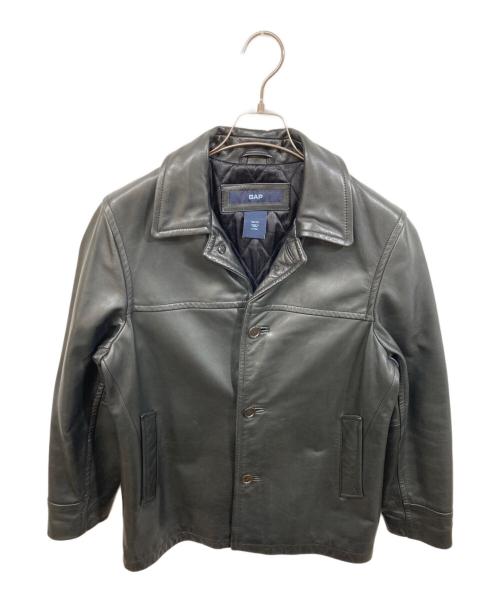 OLD GAP（オールドギャップ）OLD GAP (オールドギャップ) カウレザージャケット ブラック サイズ:SIZE XSの古着・服飾アイテム
