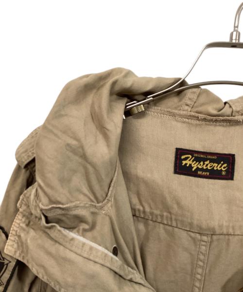 hysterics（ヒステリックス）hysterics (ヒステリックス) ミリタリーコート ベージュ サイズ:	SIZE Freeの古着・服飾アイテム