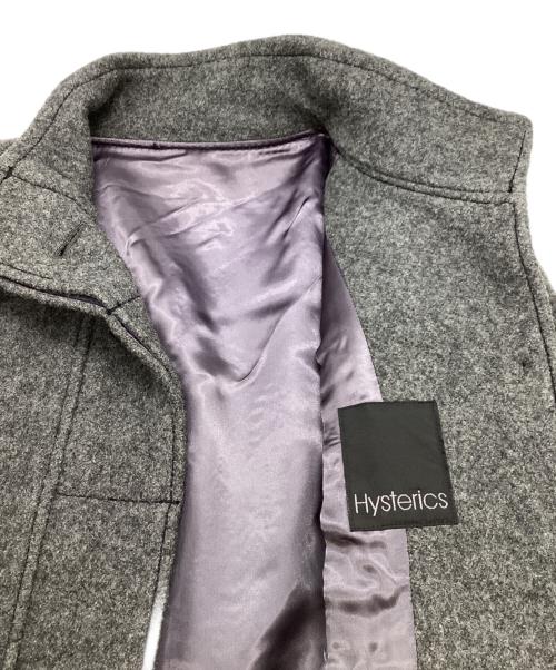 hysterics（ヒステリックス）hysterics (ヒステリックス) ウールコート グレー サイズ:SIZE Freeの古着・服飾アイテム