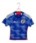 adidasアディダス）の古着「ゲームシャツ」｜ブルー