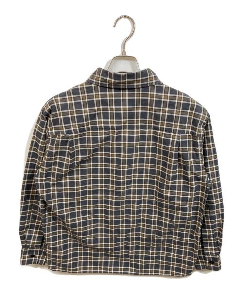 MHL（マーガレットハウエル）MHL (エムエイチエル) チェックシャツ グレー サイズ:SIZE Sの古着・服飾アイテム