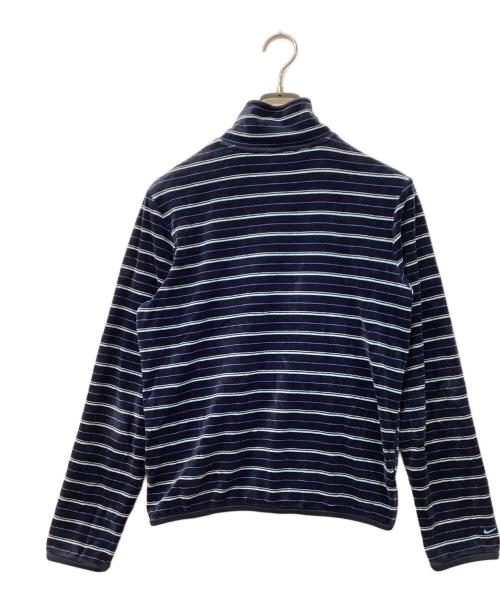 NIKE（ナイキ）NIKE (ナイキ) ベロアジップアップトップス ネイビー サイズ:	SIZE Mの古着・服飾アイテム