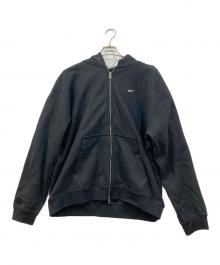 NIKE（ナイキ）の古着「フルジップ スウッシュ パーカー」｜ブラック