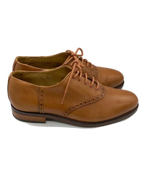 POLO RALPH LAUREN（ポロ・ラルフローレン）POLO RALPH LAUREN (ポロ・ラルフローレン) メダリオンドレスシューズ ブラウン サイズ:	SIZE 7 1/2Eの古着・服飾アイテム