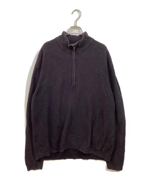 Calvin Klein（カルバンクライン）Calvin Klein (カルバンクライン) ハーフジップニット グレー サイズ:	SIZE XLの古着・服飾アイテム