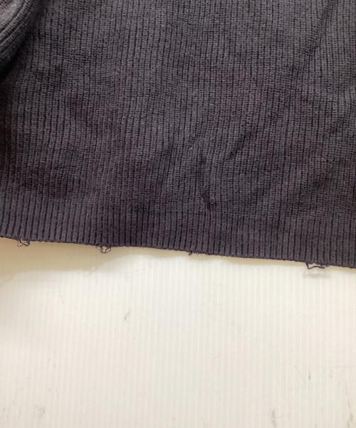 Calvin Klein（カルバンクライン）Calvin Klein (カルバンクライン) ハーフジップニット グレー サイズ:	SIZE XLの古着・服飾アイテム