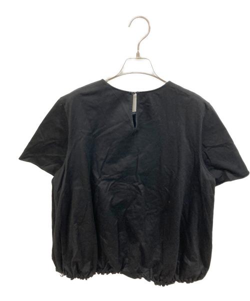 R（アール）R (アール) プレミアムコットンジャージー カットソー ブラック サイズ:46の古着・服飾アイテム