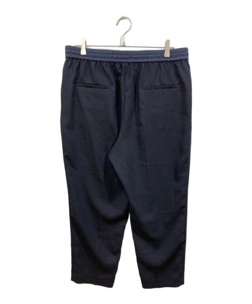 icB（アイシービー）icB (アイシービー) FluidBackSatinドロストパンツ ブラック サイズ:SIZE 46の古着・服飾アイテム