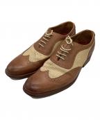 GRENSONグレンソン）の古着「オックスフォードシューズ」｜ブラウン