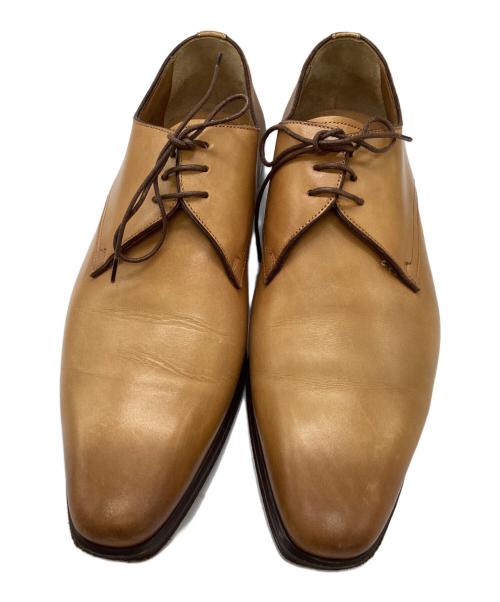 Santoni（サントーニ）Santoni (サントーニ) プレーントゥーシューズ ブラウン サイズ:	SIZE UK4 1/2の古着・服飾アイテム