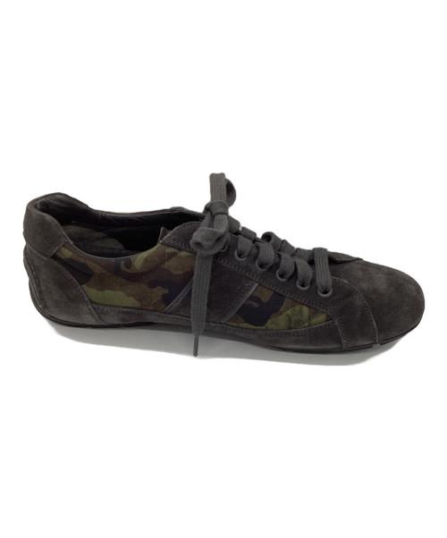 PRADA SPORTS（プラダスポーツ）PRADA SPORTS (プラダスポーツ) スウェードローカットスニーカー ブラック サイズ:SIZE 6の古着・服飾アイテム
