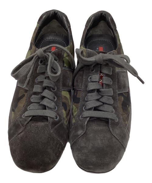 PRADA SPORTS（プラダスポーツ）PRADA SPORTS (プラダスポーツ) スウェードローカットスニーカー ブラック サイズ:SIZE 6の古着・服飾アイテム