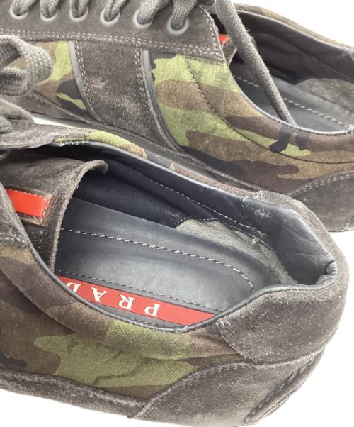 PRADA SPORTS（プラダスポーツ）PRADA SPORTS (プラダスポーツ) スウェードローカットスニーカー ブラック サイズ:SIZE 6の古着・服飾アイテム