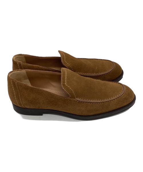 JIMMY CHOO（ジミーチュウ）JIMMY CHOO (ジミーチュウ) スウェードローファー ブラウン サイズ:SIZE 40の古着・服飾アイテム