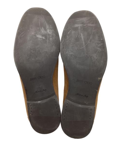 JIMMY CHOO（ジミーチュウ）JIMMY CHOO (ジミーチュウ) スウェードローファー ブラウン サイズ:SIZE 40の古着・服飾アイテム