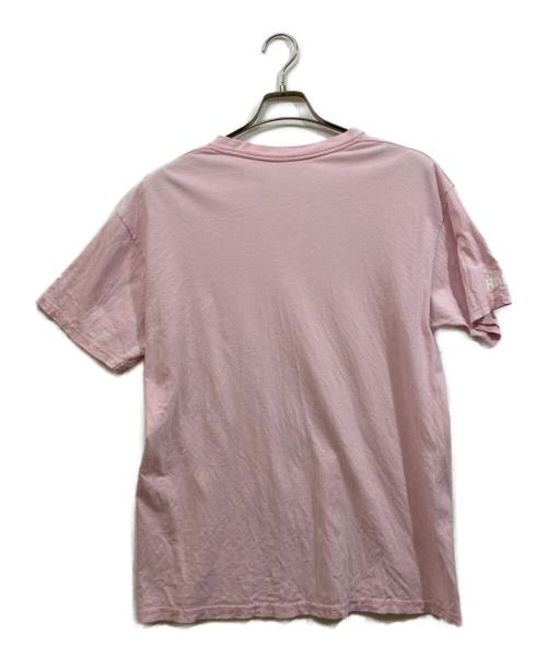 USED（ユーズド）USED (ユーズド) プリントTシャツ ピンク サイズ:実寸をご確認くださいの古着・服飾アイテム
