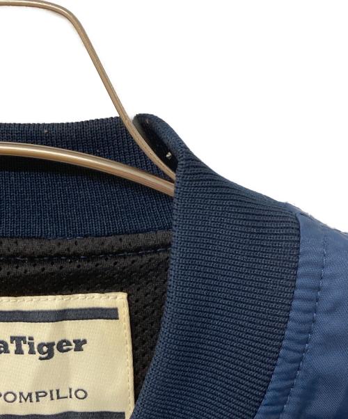 Onitsuka Tiger（オニツカタイガー）Onitsuka Tiger (オニツカタイガー) ANDREA POMPILIO (アンドレアポンピリオ) MA-1ジャケット ネイビー サイズ:48の古着・服飾アイテム
