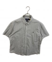 POLO RALPH LAUREN（ポロ・ラルフローレン）の古着「ストライプシャツ」｜グレー