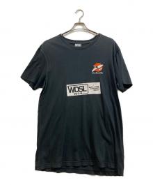 DIESEL（ディーゼル）の古着「プリントTシャツ」｜ブラック