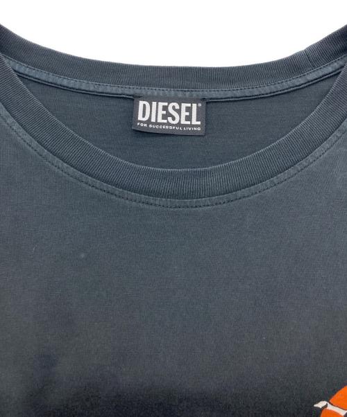 DIESEL（ディーゼル）DIESEL (ディーゼル) プリントTシャツ ブラック サイズ:XXLの古着・服飾アイテム