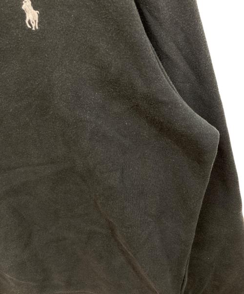 POLO RALPH LAUREN（ポロ・ラルフローレン）POLO RALPH LAUREN (ポロ・ラルフローレン) クルーネックスウェット ブラック サイズ:	SIZE Lの古着・服飾アイテム