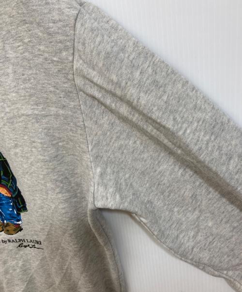 POLO RALPH LAUREN（ポロ・ラルフローレン）POLO RALPH LAUREN (ポロ・ラルフローレン) プリントスウェット グレー サイズ:SIZE Mの古着・服飾アイテム