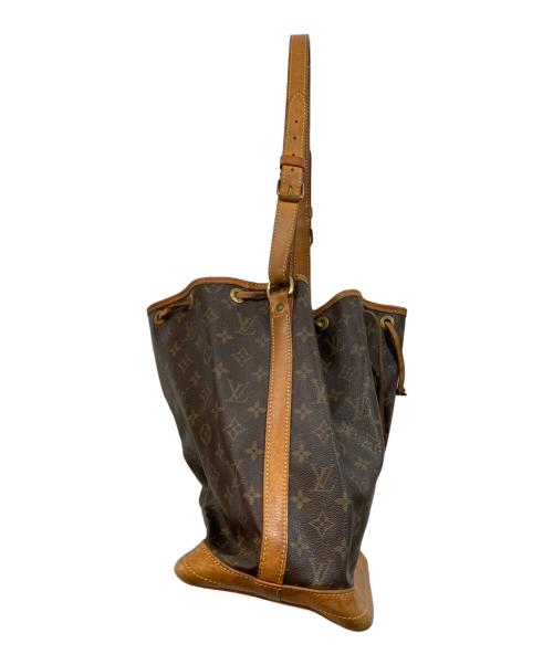 LOUIS VUITTON（ルイ ヴィトン）LOUIS VUITTON (ルイ ヴィトン) ノエ巾着 ショルダーバッグ ブラウンの古着・服飾アイテム