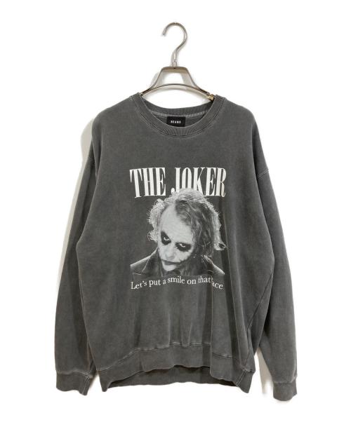BEAMS（ビームス）BEAMS (ビームス) プリントスウェット ブラック サイズ:SIZE Lの古着・服飾アイテム