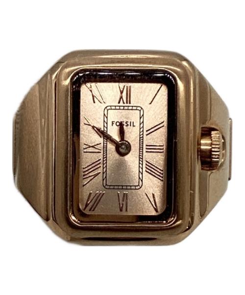 FOSSIL（フォッシル）FOSSIL (フォッシル) RAQUEL WATCH RING ゴールド サイズ:10号の古着・服飾アイテム