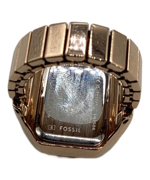 FOSSIL（フォッシル）FOSSIL (フォッシル) RAQUEL WATCH RING ゴールド サイズ:10号の古着・服飾アイテム
