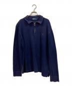 POLO RALPH LAURENポロ・ラルフローレン）の古着「ハーフジップスウェット」｜ネイビー