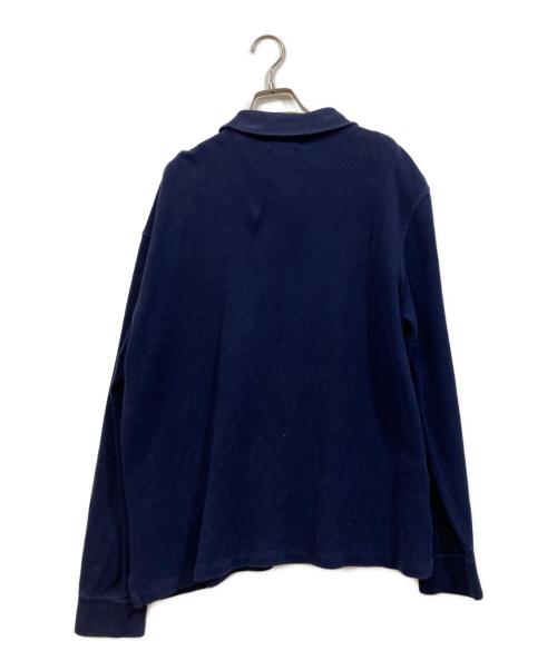 POLO RALPH LAUREN（ポロ・ラルフローレン）POLO RALPH LAUREN (ポロ・ラルフローレン) ハーフジップスウェット ネイビー サイズ:Lの古着・服飾アイテム