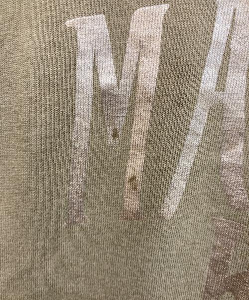 maison kitsune（メゾンキツネ）maison kitsune (メゾンキツネ) プリントTシャツ カーキ サイズ:Lの古着・服飾アイテム
